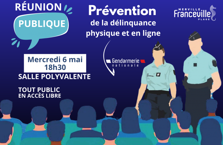 réunion publique avec la gendarmerie